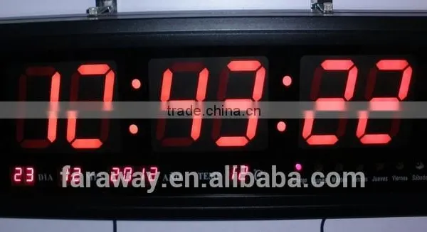 Quality Warranty Digital Wall Clock With Mouting Bracket photo-3