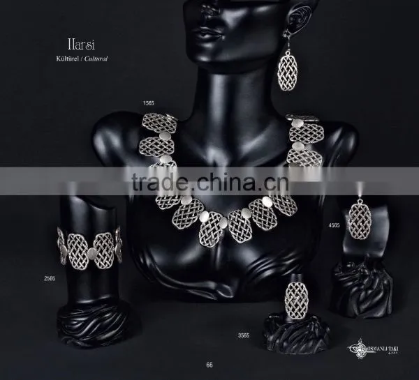 Top Quality Fashion Turkish Style Silver Plated Ring Harsi 3565 photo-3