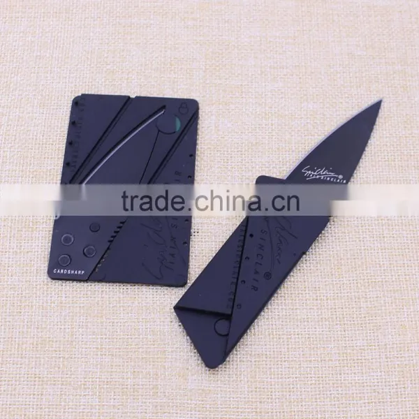 Stainless Steel Knife, Folding Knife, Credit Card Knife