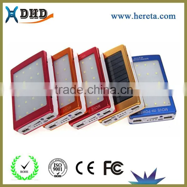 High Capacity Camping Lantern Solar Power Bank 12000MAH photo-3