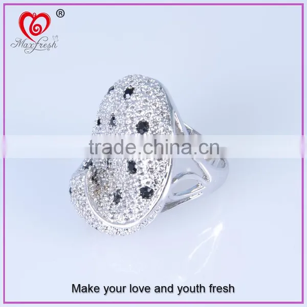 Fashion Jewelry Diamond 22k Gold Ring for Women White Zircon Fashion Ring 2015 925 Silver Ring China