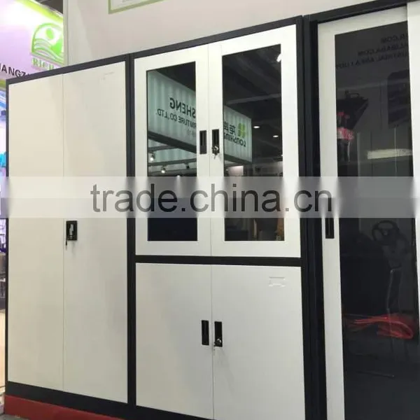 Promotion Products! Factory Direct Sale Storage Glass Door Steel Cupboard photo-5