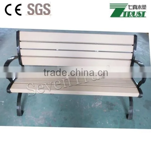 Good Quality WPC Garden Bench, Waterproof Outdoor Composite Bench photo-2