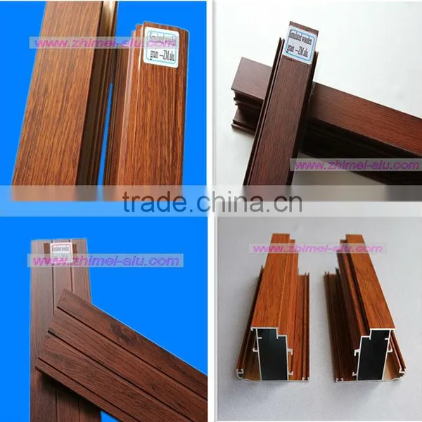 6063 Wooden Grain Aluminum Profile
