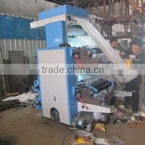 HERO BRAND High Speed 2 Color PE Film Flexo Printing Machine Price photo-3