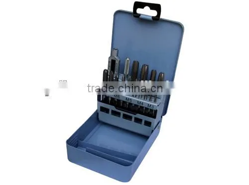 15pcs Combination Tap and Tap Wrench tool set