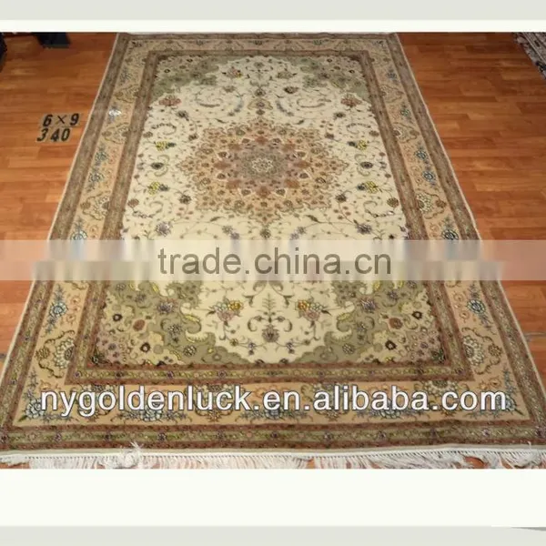 6x9ft Hand Woven Chinese Wool Silk Factory Price Classic Carpets