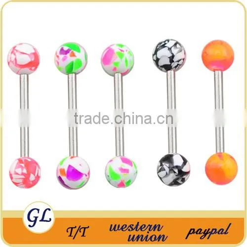 TR01069 Tongue Barbell Piercing Best Design Tongue Ring