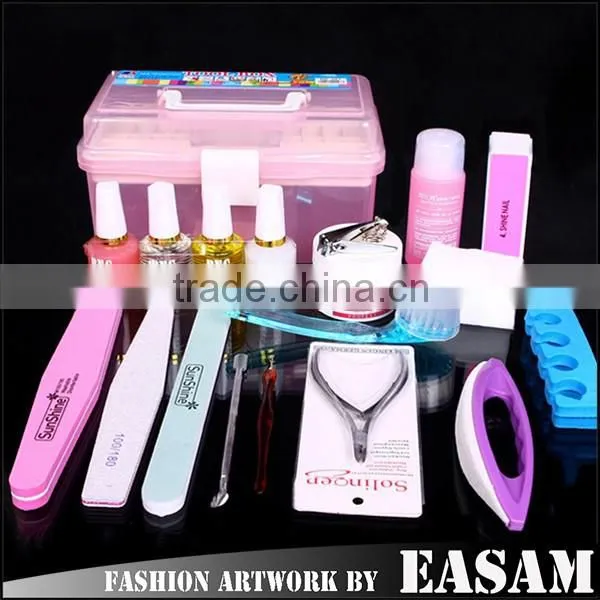 2015 New 19pcs Cheap Nail Manicure Set