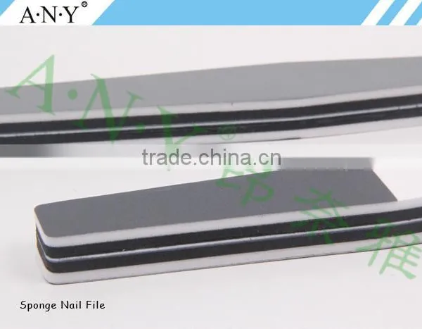 Nail Art Manicure Polishing Using Grey Sponge 3 Way Korea Paper Nail File photo-4