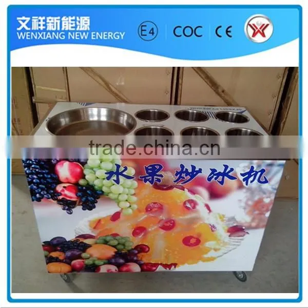 New Condition and Ice Cream Application Single Flat Pan Fried Ice Cream Machine, Fry Ice Pan Machine Quality Choice