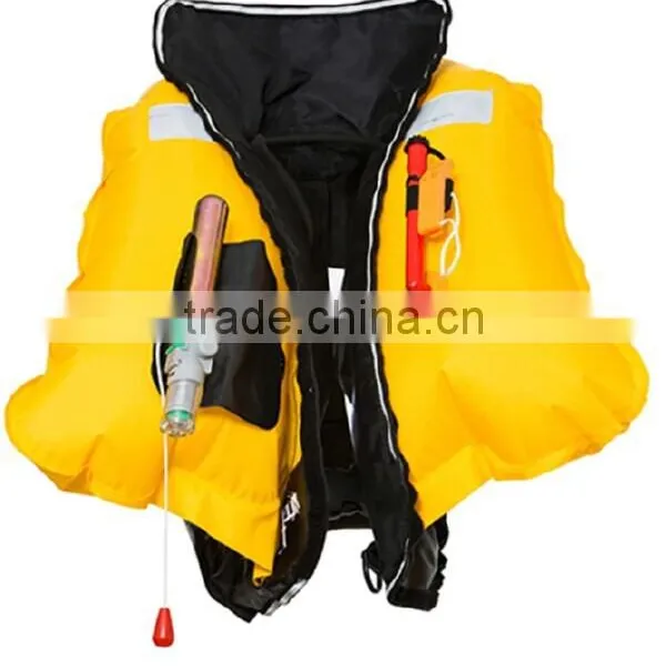 CE Approved Polyester+nylon Oxford Jet Ski Inflatable Life Jackets Low Price photo-4