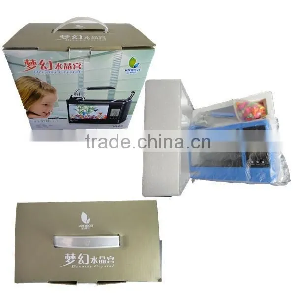 LED Light,alarm Clock , Mini Table Fish Tank,catch Tank photo-6