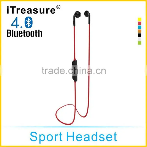 Whloesale Sports Bluetooth Headset for All Mobile Phopne Music/ Wireless Mobile Earphone Bluetooth Headset for Sport