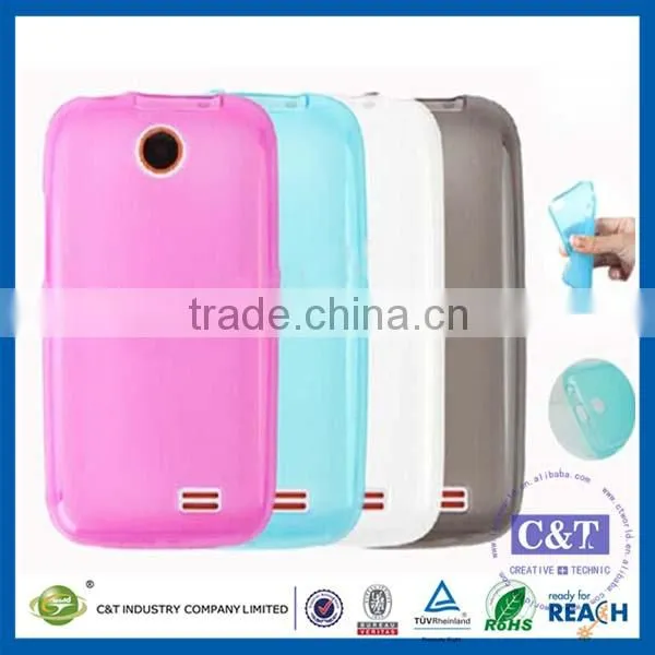 C&T Ultra-thin Super Light Clear Soft TPU Phone Back Case Cover for Zte Grand x Plus Z826 Case Quality Choice