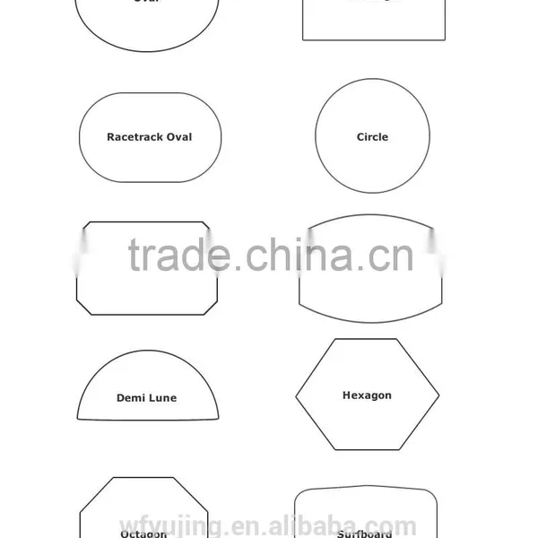 Custom 2-6mm Silver Mirror, Silver Oval Mirror photo-3