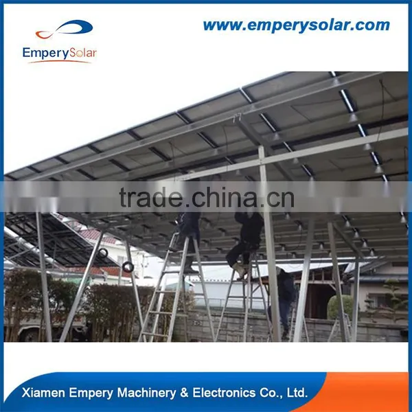 Wholesale Solar pv Double Side Aluminum Frame Solar Carport Quality Choice photo-2