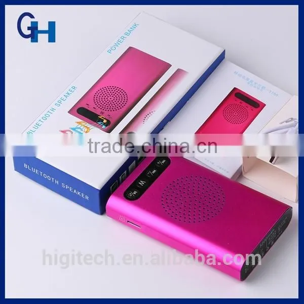 HIGI New Promotion Gift LOGO Battery Bank Speakers 5200MAH for All Smart Phone photo-5