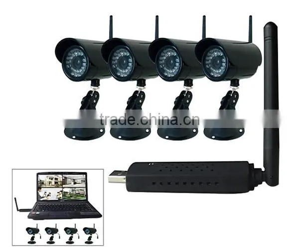 USB Wireless Camera And Receiver 2.4GHz NVR 4 CH Buy Webcam With High Definition photo-2