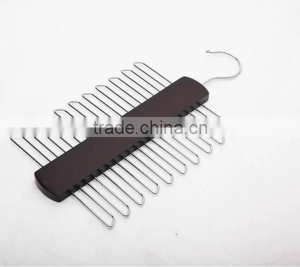 WOODENTIE HANGERS ASDT20-Brown