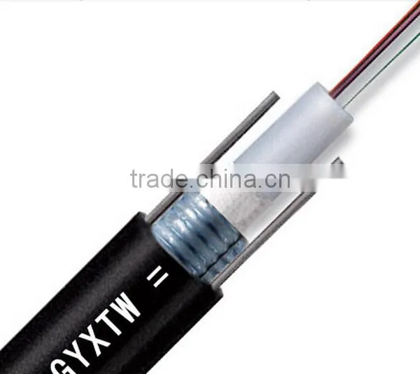 Unitube Light-armored GYXTW 4 Core Fiber Optic Cable, 4 Core Outdoor Fiber Optical Cable photo-3