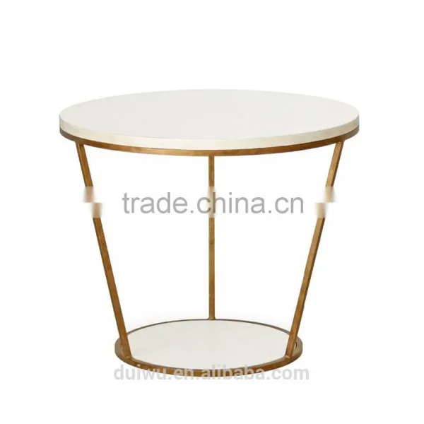 Factory Hot Sale Living Room Decorative Small Round Gold Side Table photo-4