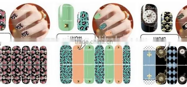 Newest Nail Art Transfer Craft Fashion DIY Nail Sticker Tip photo-3