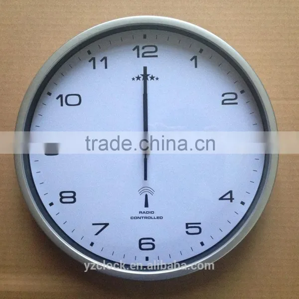 Hot Selling 12 Inch Plastic DCF Radio Controlled Wall Clock 2016 photo-3