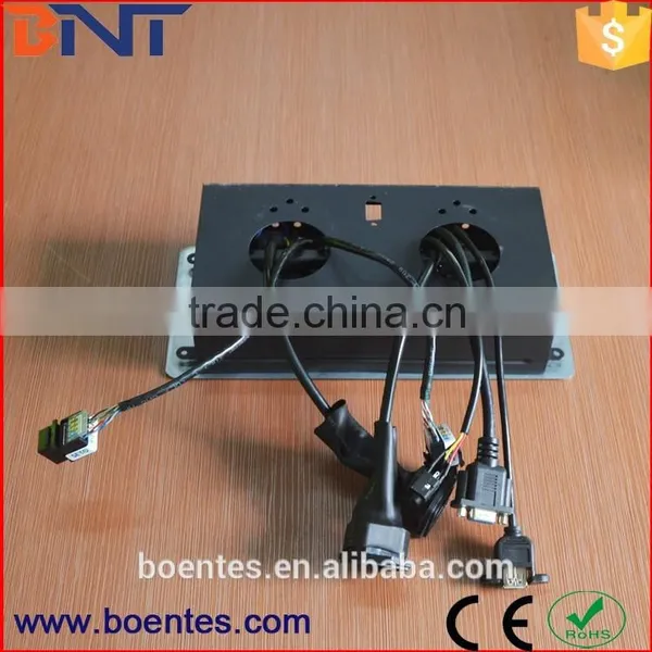 Table Desktop Pop Up Power Socket Box With Connector for Conference Power Solutions photo-5