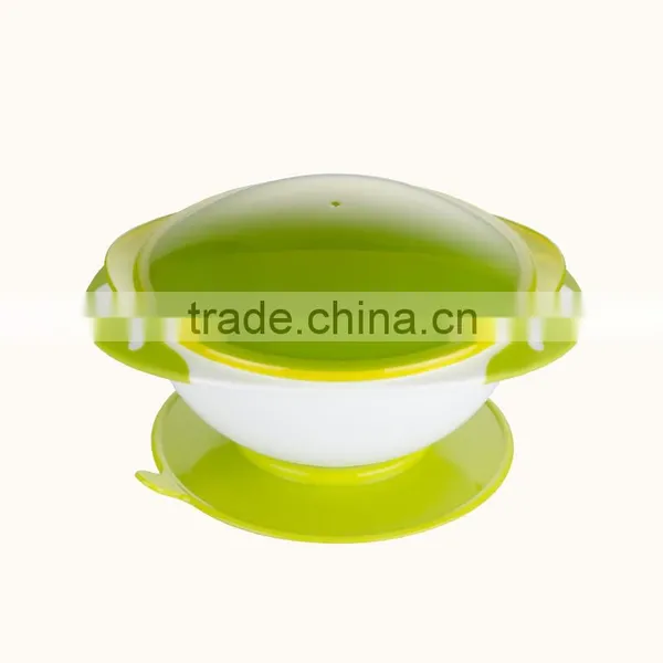 2016 Bpa Free Sunctioned Bowl Baby Plastic pp Feeding Bowl Set Free Sample photo-3