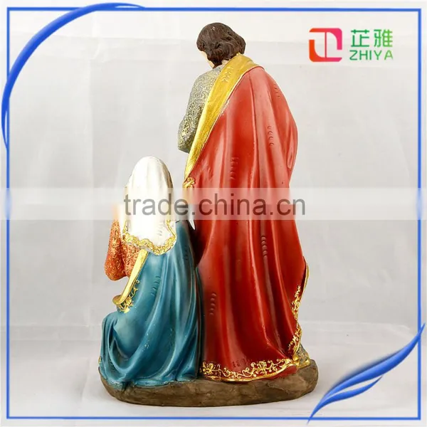 Sophisticated Resin Religion Holy Family Statues photo-4