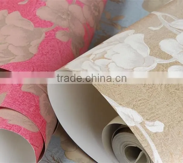 Flower Pure Paper Bedroom Decoration Wallpaper photo-5