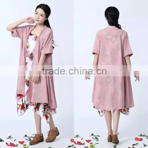 Summer Dress 100% Linen Mother of the Bride Clothing for Girls