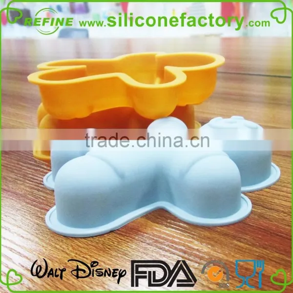 Christmas Related Lovely Snowman Shaped Platinum Grade Silicone Bake Mould photo-2