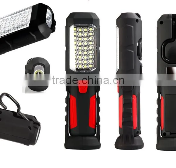 Ningbo JELO Sales Promotion Super Bright 36+1LED Work Light Outdoor Stand Lamp With Folding Hook Magnet photo-2
