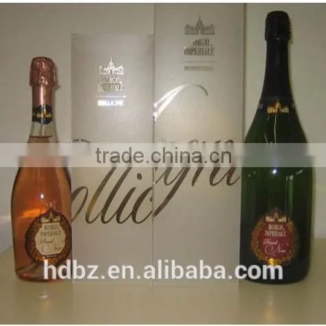 Custom Clear Folding Wine Gift Box With Printing photo-3