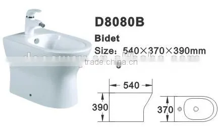 Hot Selling Ceramics Bathroom Chaozhou Ceramic Toilet Bidet D8080B photo-3