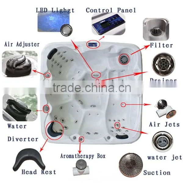 59 Number of Jets 5 People Capacity Outdoor Spa photo-3