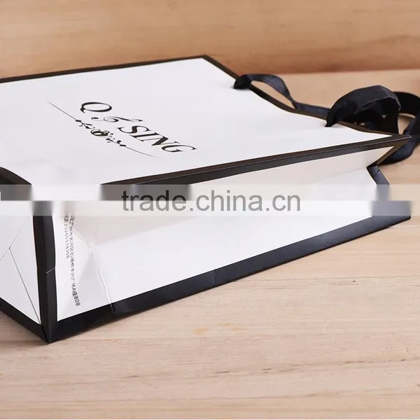 Wholesale White Gift Packaging Bags, Cheap Beautiful Bag photo-3