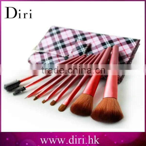 Newest Makeup Brush 9 PCS Set Cosmetic Make up Brush Set Tool Kit With Leather Case photo-3
