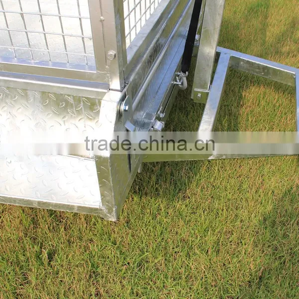 Fully Welded Winch Tipping Cage Trailer photo-3