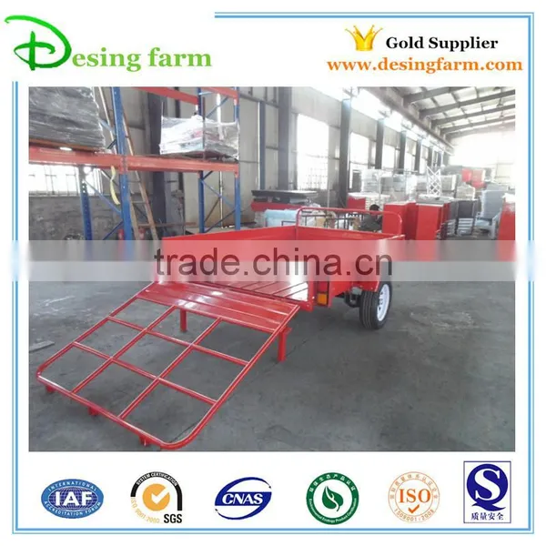 Galvanized Box Trailer With Mesh Cage for Sale photo-3