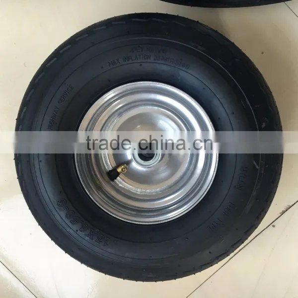 Top Quality 13 x 6.5-6 Pneumatic Golf Cart Wheel Assembly photo-3