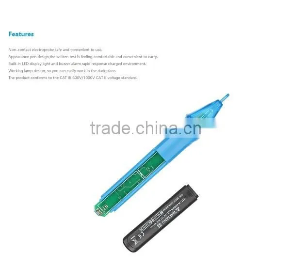 2016 FYB2 AC Voltage Detector Non-contact Electrical Pen Electroprobe Test Pencil With LED Light photo-3