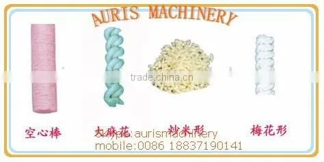 Widely Used Small Model Corn Puffing Extruder Machine With 7molds photo-2