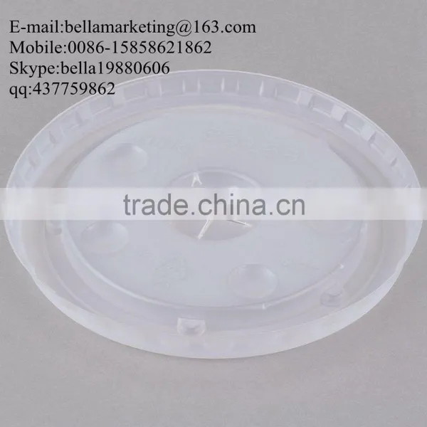Plastic Lid With Straw Slot for 16, 20, and 24 Oz. Tall Paper Lemonade Cup photo-4