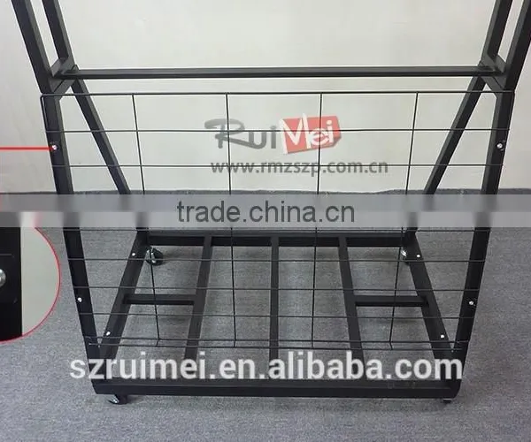 High Quality Floor Standing Metal Carpet Display Rack photo-3