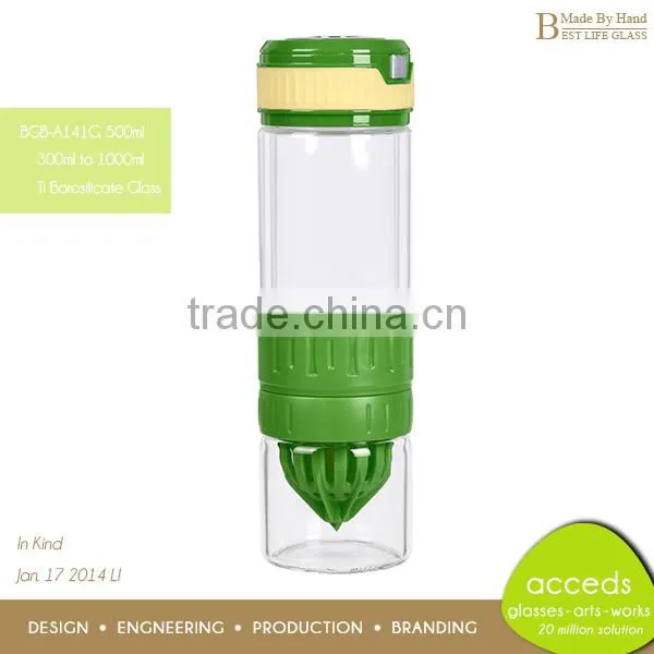 Cheap Small Handmade Airtight Glass Juice Bottle photo-4