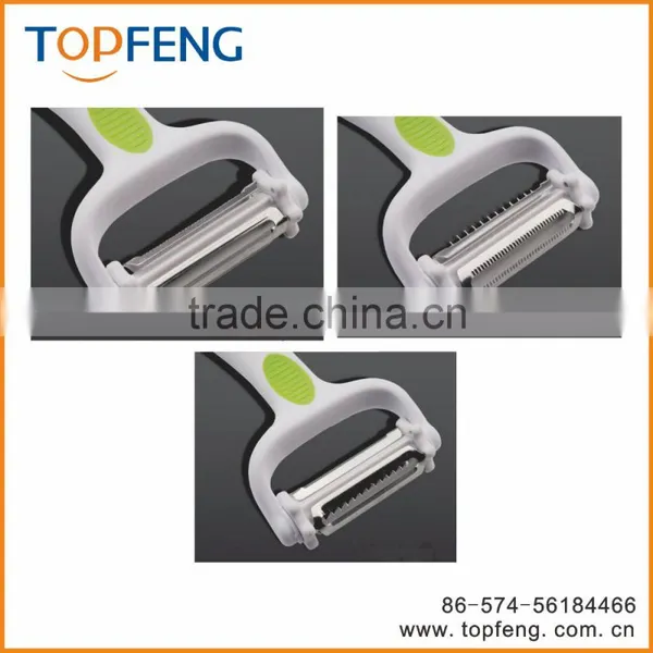 3 in 1 Peeler, 3way Peeler With Non-slip Handle, Vegetable Peeler,Peeler/Cutter/Slicer,Multifunction Rotation Vegetable Slicer photo-2