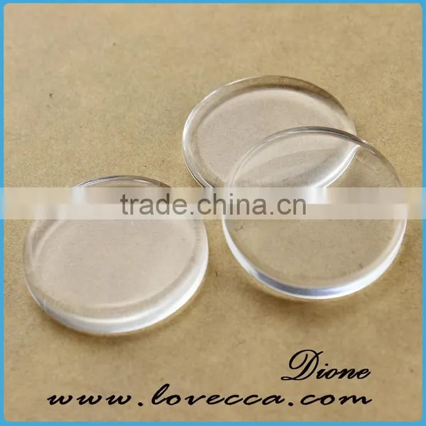 Loose Cabochons!!! Round Flatback Transparent Clear Glass Cabochons Beads photo-6